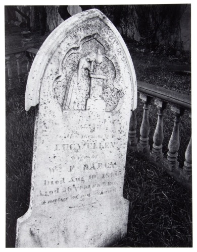 The White Gravestone, Laurel Hill Cemetery, San Francisco