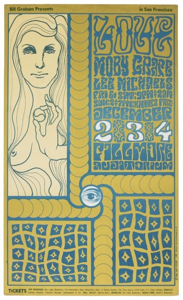 Love and Moby Grape at the Fillmore December 1966