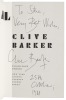 Three First U.S. Editions by Clive Barker - 2