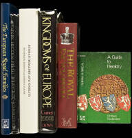 Six volumes on heraldry and royalty