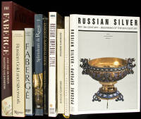 Nineteen volumes in Russian or about Russian Silver, Gold, Antiques, and Collections