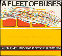A Fleet of Buses: Allen Jones Lithographs Editions Alecto 1966