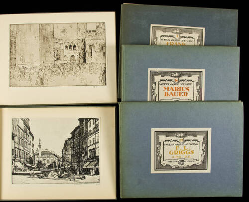 Seven volumes from the Modern Masters of Etching series