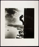 "Between Heaven and Earth," window washer, United Nations Building, New York City