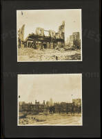 Album of 90 silver photographs, 37 of them of the San Francisco earthquake & aftermath