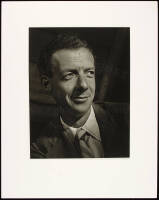 Portrait of English composer/musician Benjamin Britten