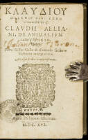 De Animalium Natura Libri XVII