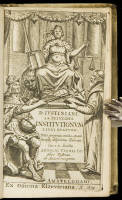 Sacratissimi Principis, Institutionum, sive Elementorum, Libri Quatuor, Notis perpetuis multo, quam hucusque, diligentius illustrati, cura & studio...