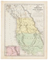 No. 15 Map of Oregon and California, Engraved to Illustrate Mitchell's School and Family Geography