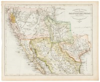 Vereinigte Staaten von Nord-America: Californien, Texas und die Territorien New Mexico u. Utah Nach den neuesten H&uuml;lfsmitte In gezeich. von J. Gr&auml;ssl. 1852