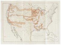 Map of the United States Exhibiting the Grants of Land made by the General Government to Aid in the Construction of the Railroads and Wagon Roads 1878