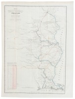 Map Illustrating the Plan of the Defences of the Western & North-Western Frontier as Proposed by Charles Gratiot in his Report of Oct. 31, 1837...
