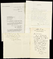 Autographs of Helen Keller, Ely Culbertson, Mazo de la Roche, and Van Wyck Brooks
