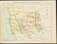 County Atlas of California, Showing All Towns, Postoffices, Railroads, County Roads, Stage Lines Carrying Passengers, Mail and Express, and Distances Between Points. Drawn Expressly for Fireman's Fund Insurance Co, of San Francisco, California