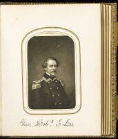 Album containing 42 cartes-de-visite, of Confederate generals, officers, dignitaries, etc.