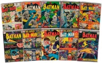 BATMAN Nos. 176, 177, 178, 180, 182, 184, 185, 186, 187, 188 * Lot of 10 Comics