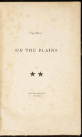 Ten Days on the Plains. By **