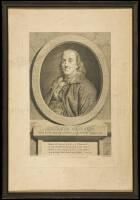 Engraved portrait of Benjamin Franklin