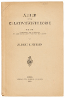 &Auml;ther und Relativitatstheorie: Rede Gehalten am 5. Mai 1920 an der Reichs-Universit&auml;t zu Leiden