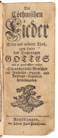 Der C&ouml;thnischen Lieder Erster und Anderer Theil: zum Lobe des Dreyeinigen Gottes und zu Gew&uuml;nschter Reicher Erbauung vieler Menschen