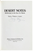 Desert Notes: Reflections in the Eye of a Raven - 2