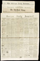Fifteen newspapers with articles on Texas - Most during the Civil War, a few later