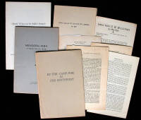 Nine booklets and pamphlets by Williams
