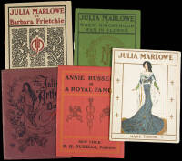 Five theatre souvenirs about American actresses from the early 20th century