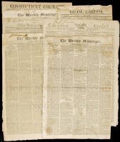 Thirteen original newspapers with coverage of the War of 1812