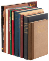 Large collection of works by Bohemian writers or about the Bohemian Club and CA