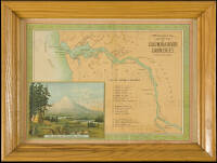 Skeleton Map of Columbia River Canneries, Showing Their Location