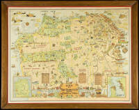 Map of San Francisco Showing Principal Streets and Places of Interest