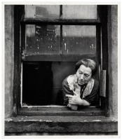 Disturbed Woman in a Window, Pitt Street, New York