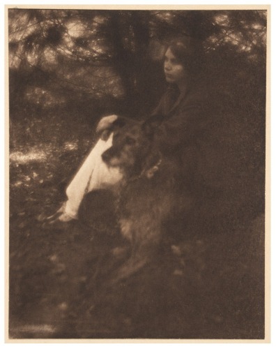 Girl with Dog