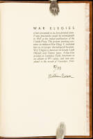 War Elegies
