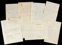 Archive of letters written to Eugene Fields - including invitations and other ephemera once belonging to the poet