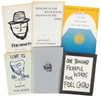 Six signed pamphlets and broadsides by Lawrence Ferlinghetti