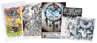 Fifteen rock and underground comix posters signed by their respective artists