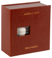 Baseball Canto - broadside poem, with signed baseball