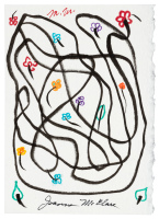 Folder of 12 poems and an original drawing by Joanna McClure