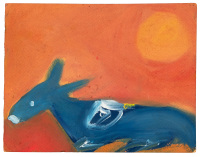 Original painting by Jack Micheline