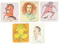 Five original artworks by Linda King