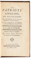 Le Patriote Anglois, Ou Reflextions Sur les Hostilities que la France Reproche a L' Angleterre