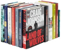 Six Craig Johnson books featuring Walt Longmire and six crime novels by Don Winslow