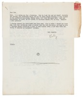 Letter from Charles Bukowski to Kirby Congdon