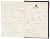 Autograph letter signed by Lou Henry Hoover
