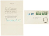 Typed letter signed by Mamie Doud Eisenhower as First Lady