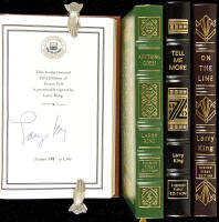 Four signed volumes by Larry King