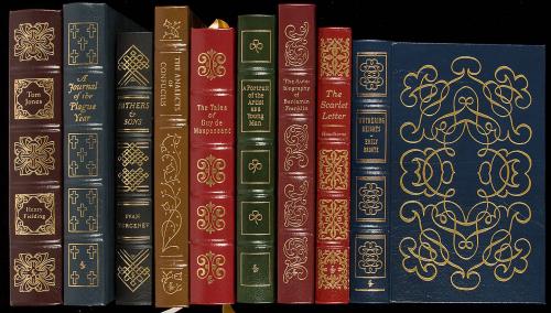 Thirty-four volumes from the Easton Press 100 Greatest Books Ever Written...