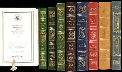 Fifteen volumes from the Easton Press Signed First Editions collection